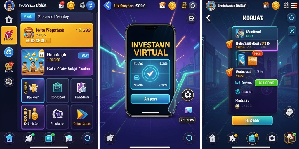 Tangkapan layar memperlihatkan antarmuka multiplayer yang inovatif.