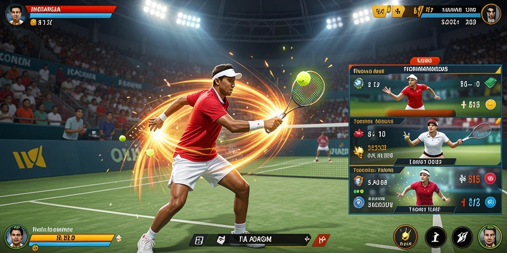 Tangkapan layar memperlihatkan fitur sosial dalam game.