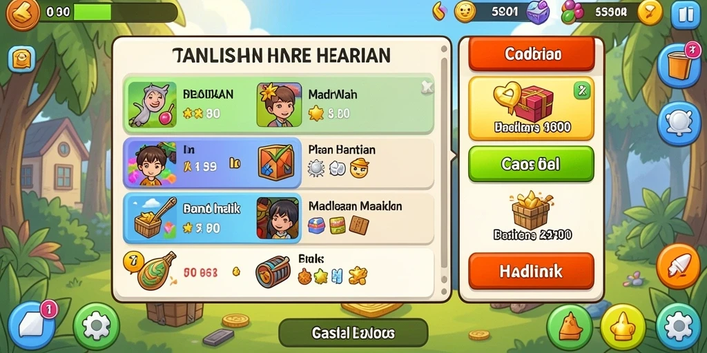 Turnamen dengan hadiah menarik setiap minggu.